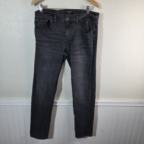Lucky Brand Other - Men’s Lucky Brand 110 Slim Fit Burnout Black Denim Jeans Size W33 L32